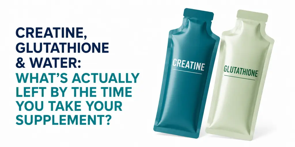 virun creatine glutathione degradation in water and acidic environments